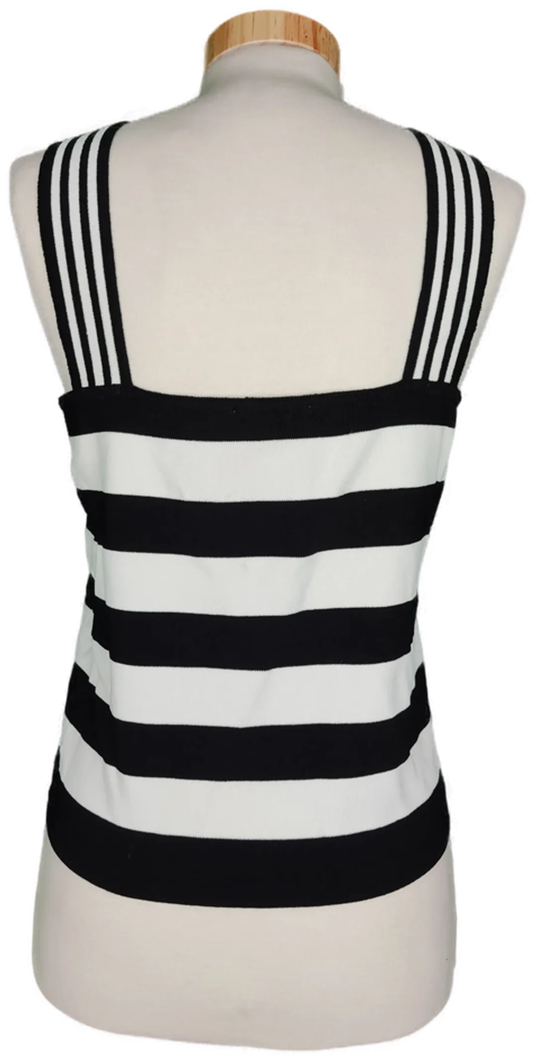 Heine Damen Stricktop schwarz/weiß gestreift - 42 – Bild 2