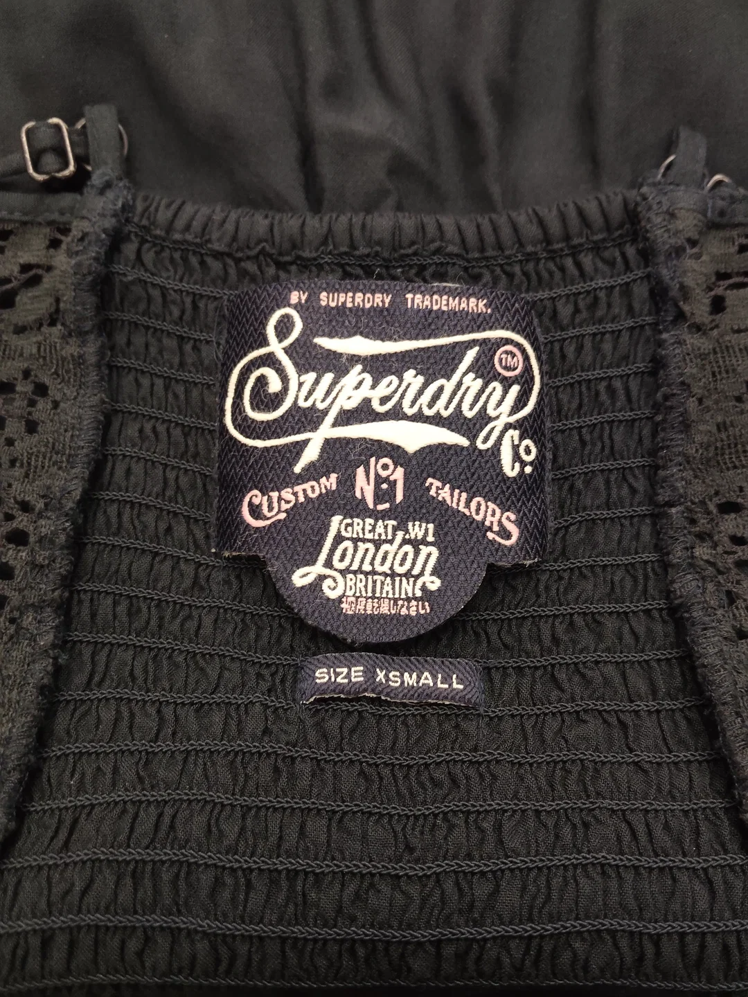 Maxikleid Superdry Baumwolle Unifarben | Sommerabend-Eleganz – Bild 4