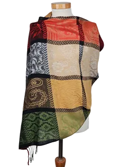 Damen Seidenschal - multicolor - Bild 2