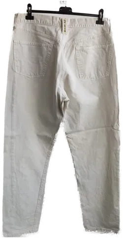 REPLAY Herrenjeans Regular 901 weiß mit Knopfleiste - Gr. W38 - Bild 2