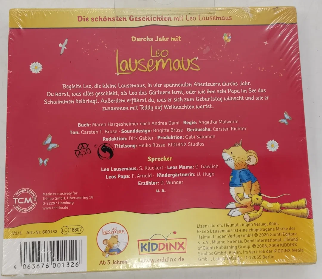 CD Kiddinx "Durchs Jahr mit Leo Lausemaus" Höhrbuch – Bild 2