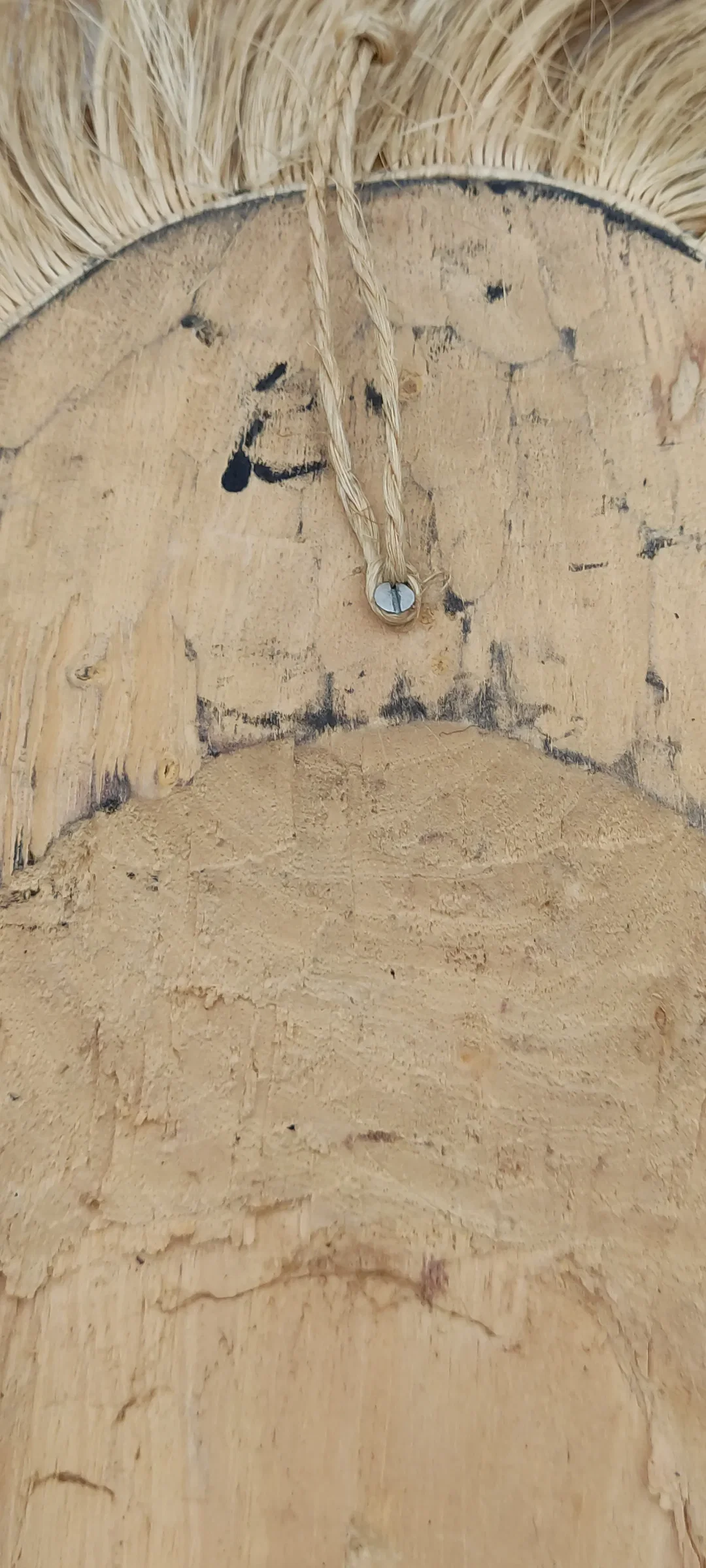 Afrikanische Maske Holz braun/mehrfarbig – Bild 2