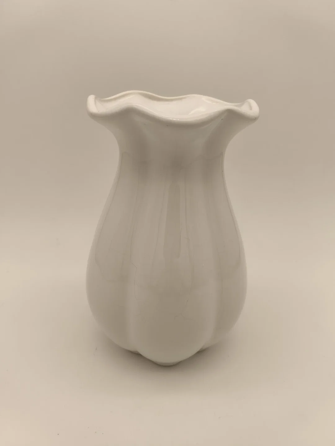 Keramikvase weiß, Ostern - Bild 1