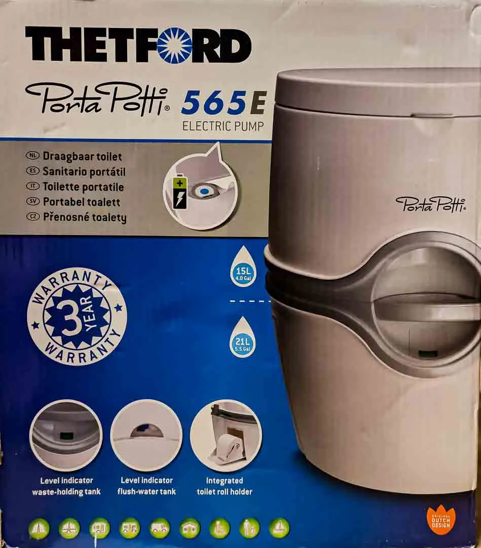 Thetford Porta Potti 565E Excellence Campingtoilette OVP Plastik WC - Bild 1
