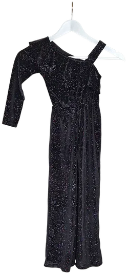 ZARA Kinder Jumpsuit, schwarz - Gr. 122 – Vorschau 1