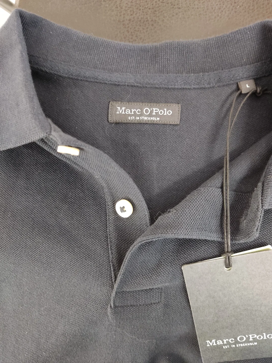 Polo-Shirt Dunkelblau  – Bild 5