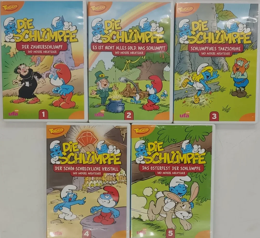 DVD Set "Die Schlümpfe" 5 DVDs – Bild 2