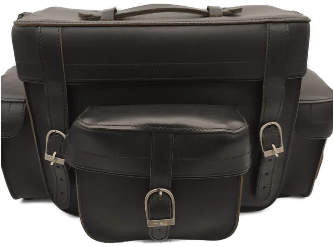 HELD Satteltasche, Leder, schwarz, Motorrad - Bild 2