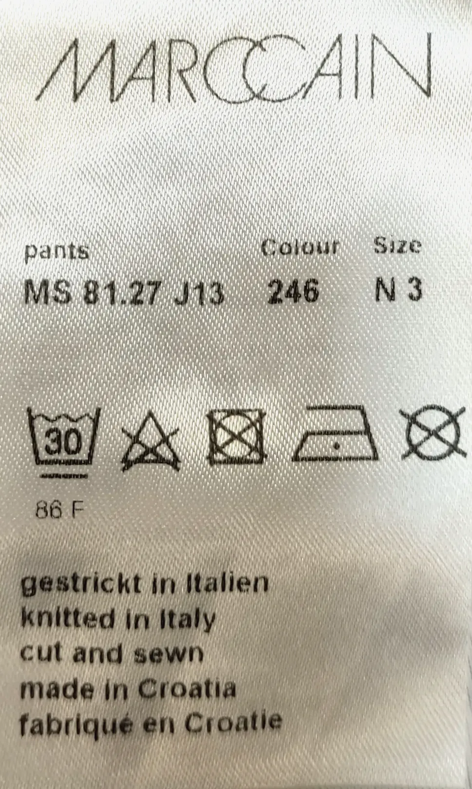 Marc Cain Damen Hose mehrfarbig mit Leo-Print Gr. M – Bild 5