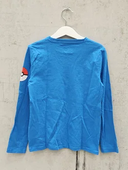 C&A Kinder Langarmshirt mit Pokemonaufdruck, blau - Gr. 128 – Vorschau 2