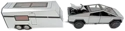 Tesla Cybertruck Modell mit Wohnwagen - Bild 1
