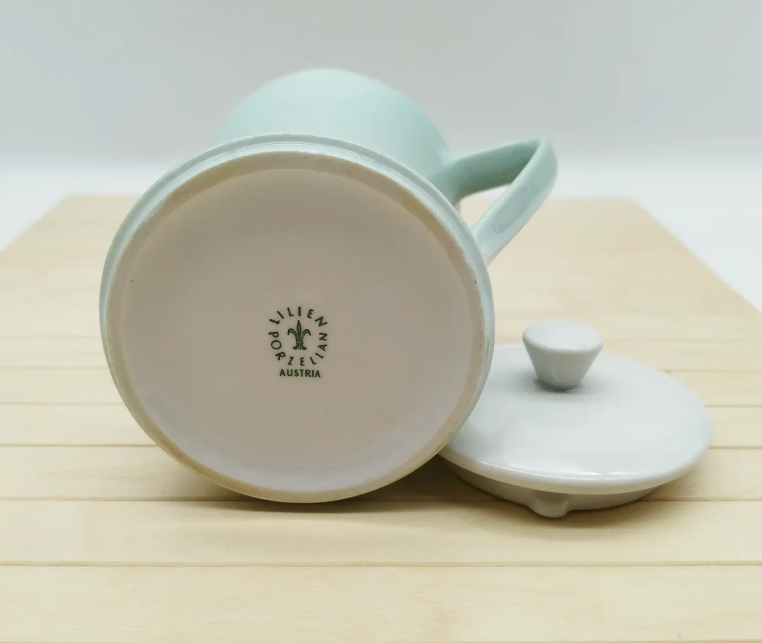 Kaffeekanne, Lilien Porzellan, Daisy, mint  – Bild 5