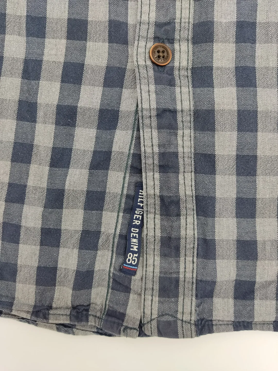 Tommy Hilfiger Herren Hemd blau Gr.XL – Bild 3