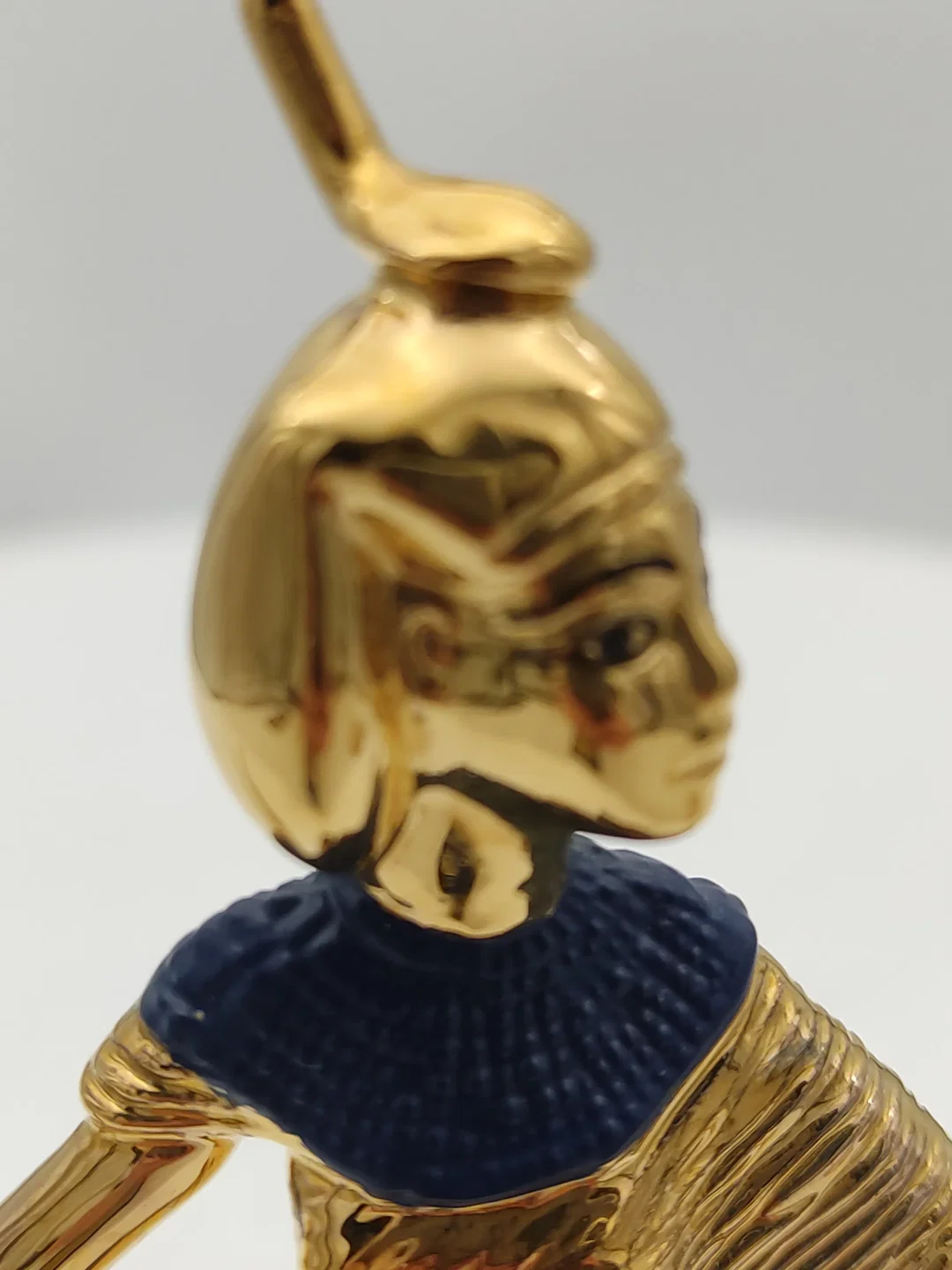 Goldener Selket Porzellan & Zertifikat von Franklin Mint | Limitierte Rarität – Bild 7
