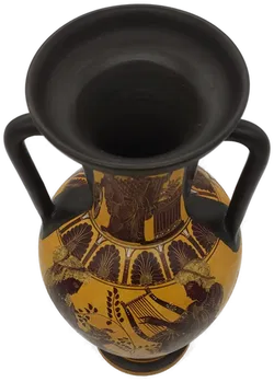 Handgemalte Vase der griechischen Mythologie aus Ton, Höhe 36cm - Bild 5