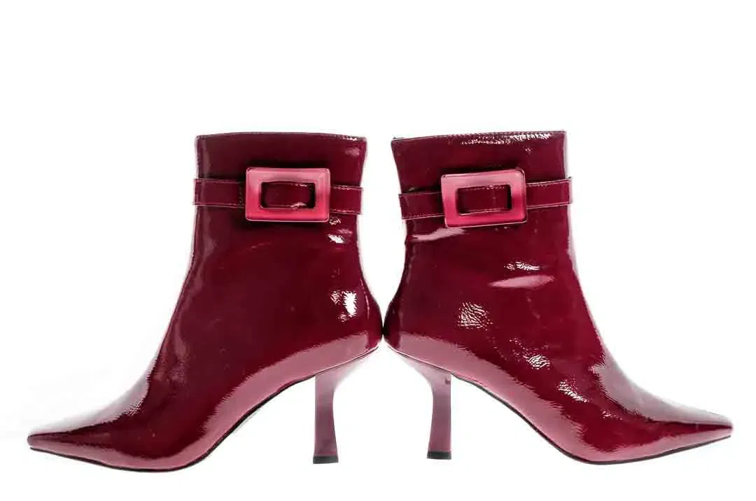 KATE GRAY Damen Stiefeletten in bordeaux, Größe 37 - Bild 4