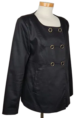 H&M Damen Blazer, schwarz - Gr. XXL  - Bild 3