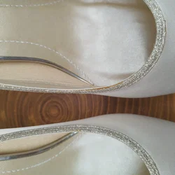 Rainbow Club Brautschuhe – Gr. 42 – Ivory Satin – breite Passform – Vorschau 5