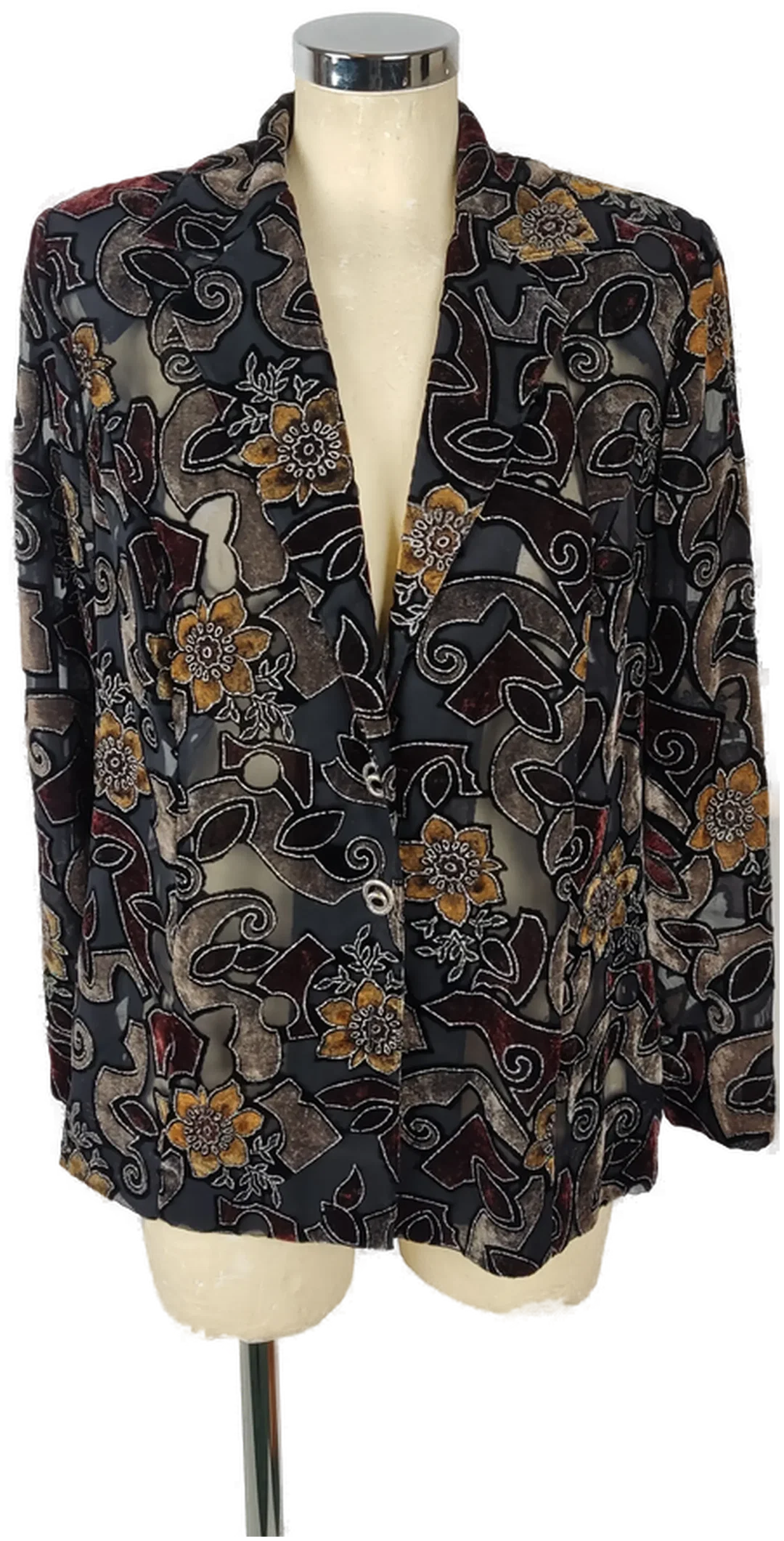 Blazer Transparent Geblümt | Glamour-Detail - Bild 4