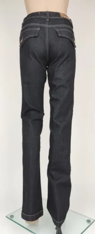 Bulkish Damen Jeans, schwarz - S / 36 - W28/L34 – Bild 3