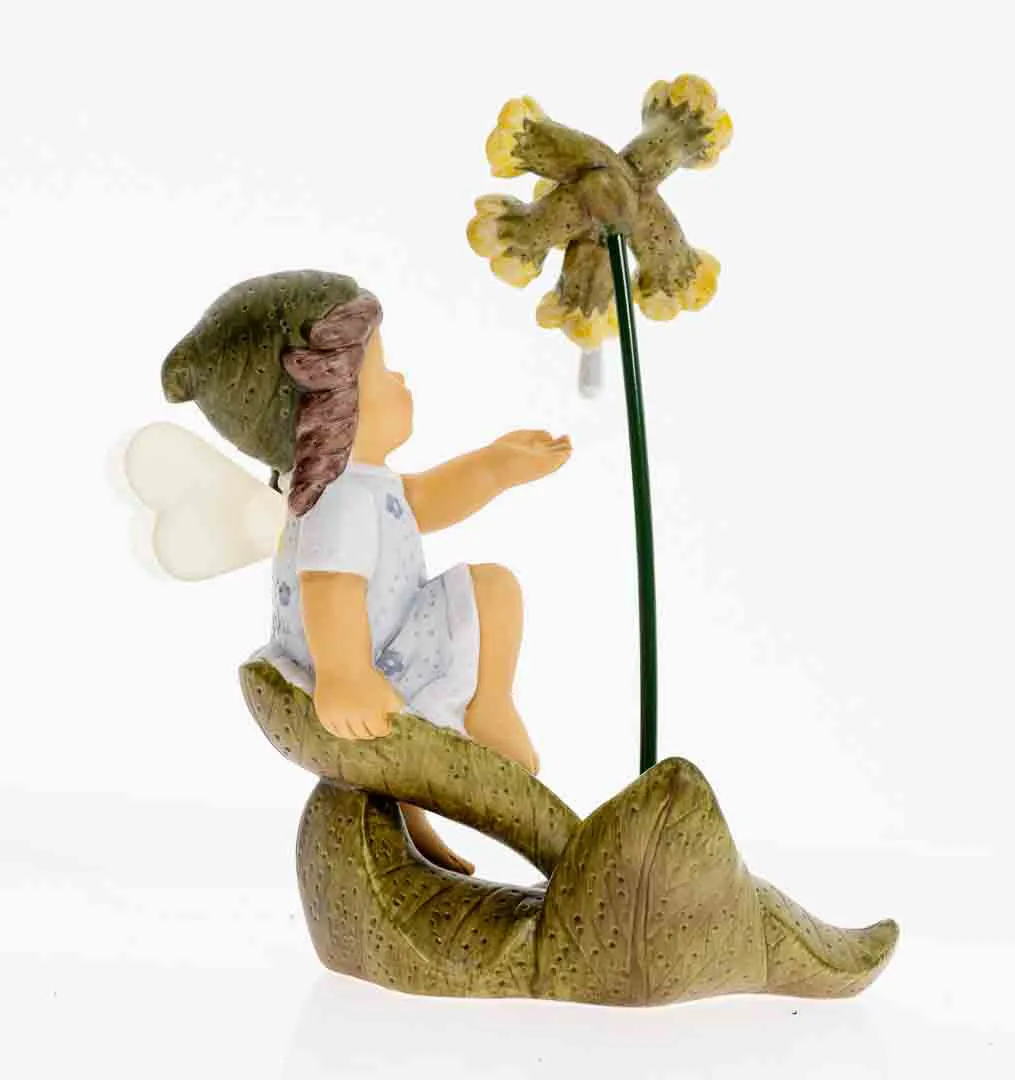 Orginal: Seltene-Nina & Marco Porzellanfigur „Elfe unter Schlüsselblume“ – Bild 3