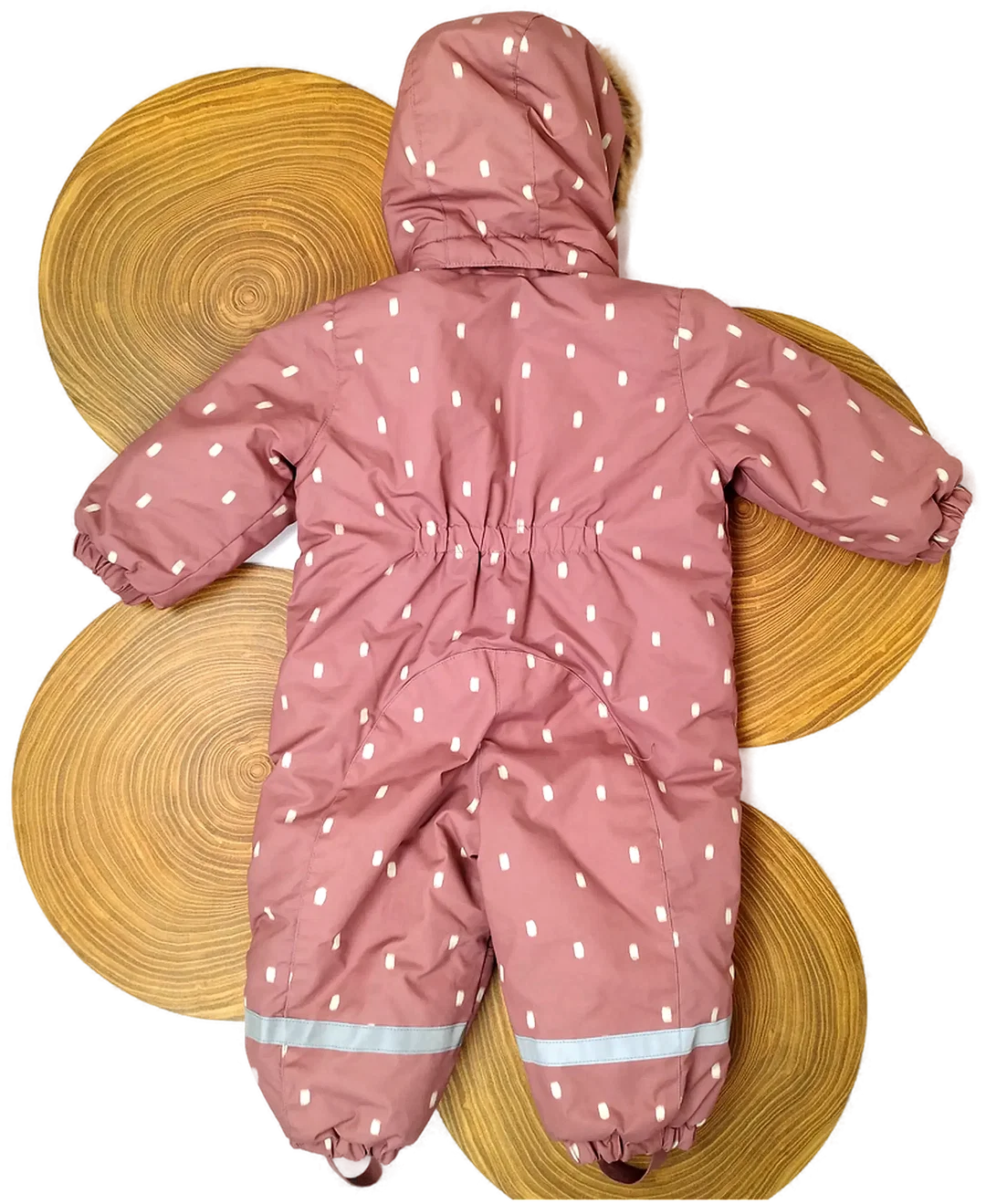 H&M, Kinder Schneeanzug, alrosa, Gr. 86 – Bild 2