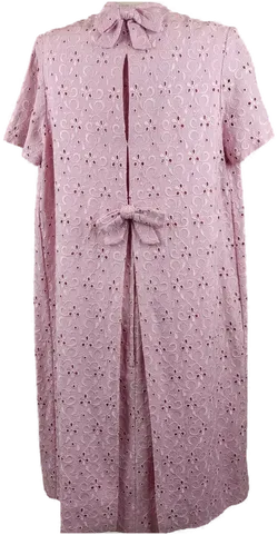 Vintage Kleid mit besticktem Mantel rosa - XL/42 - Bild 2