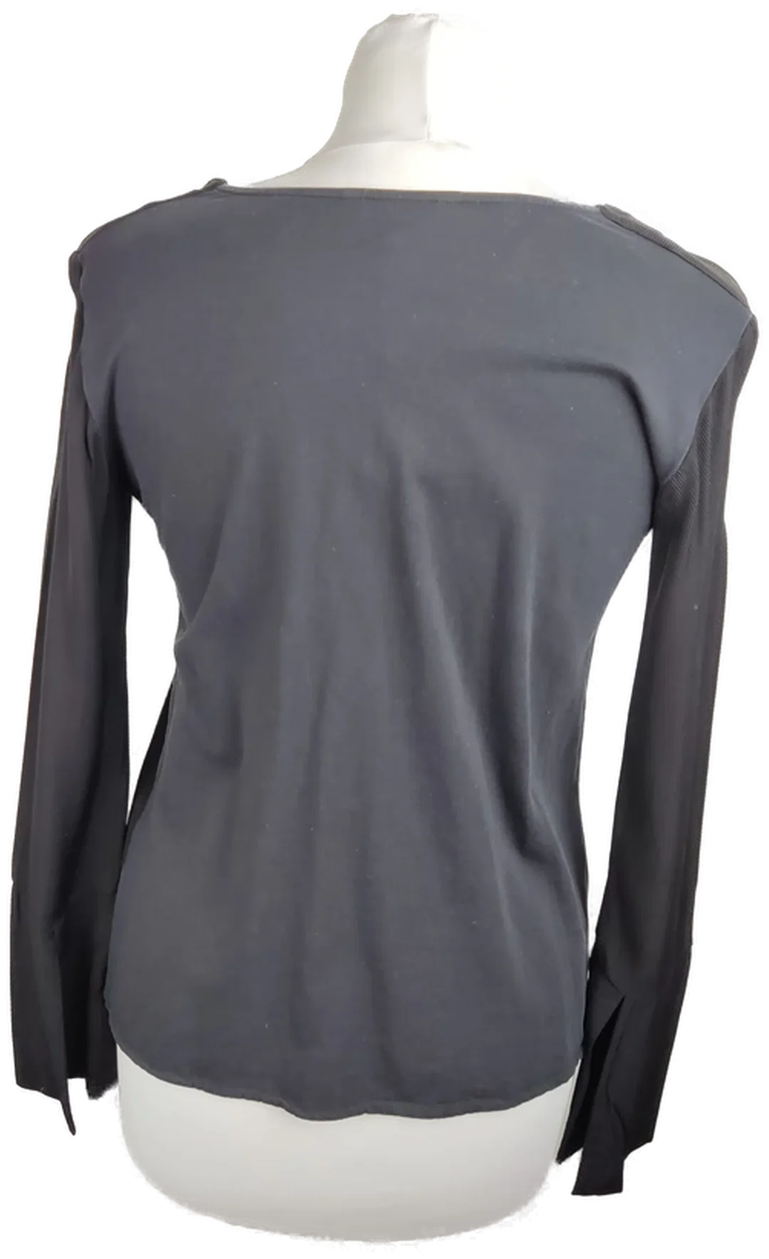 Massimo Dutti Damen-Oberteil In Anthrazit Mit V-Ausschnitt | Casual-Chic – Bild 3
