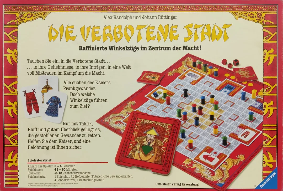 Die verbotene Stadt - Vintage Gesellschaftsspiel - Ravensburger  – Bild 2