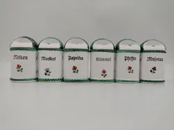 Gmundner Keramik - Streublumen Gewürzdosen, 6 Stück - Bild 11