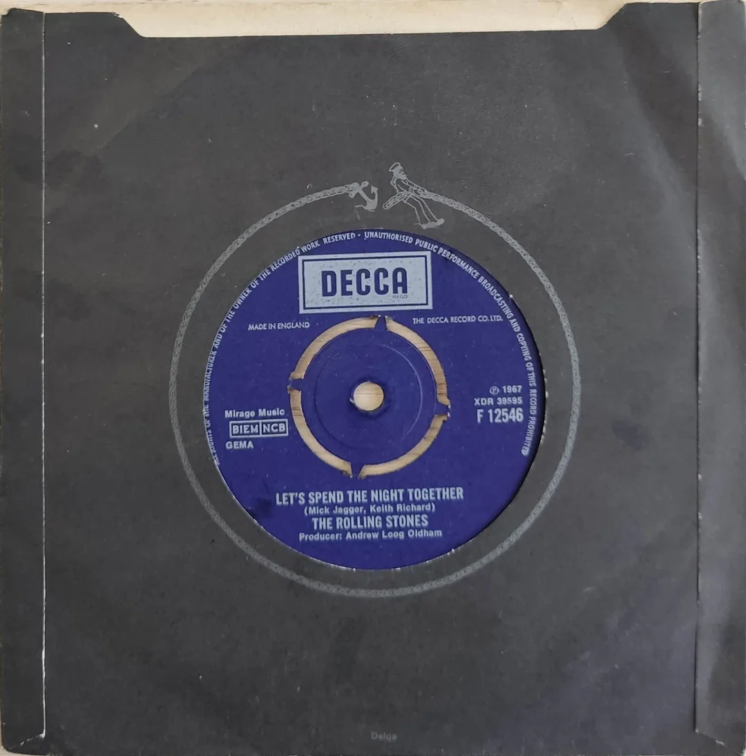Single Vinyl The Rolling Stones "Ruby Tuesday / Let's Spend The Night Together"  – Bild 2