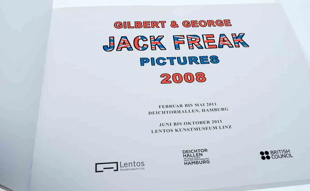 Gilbert & George - Jack Freak Pictures Kunstkatalog – Bild 3