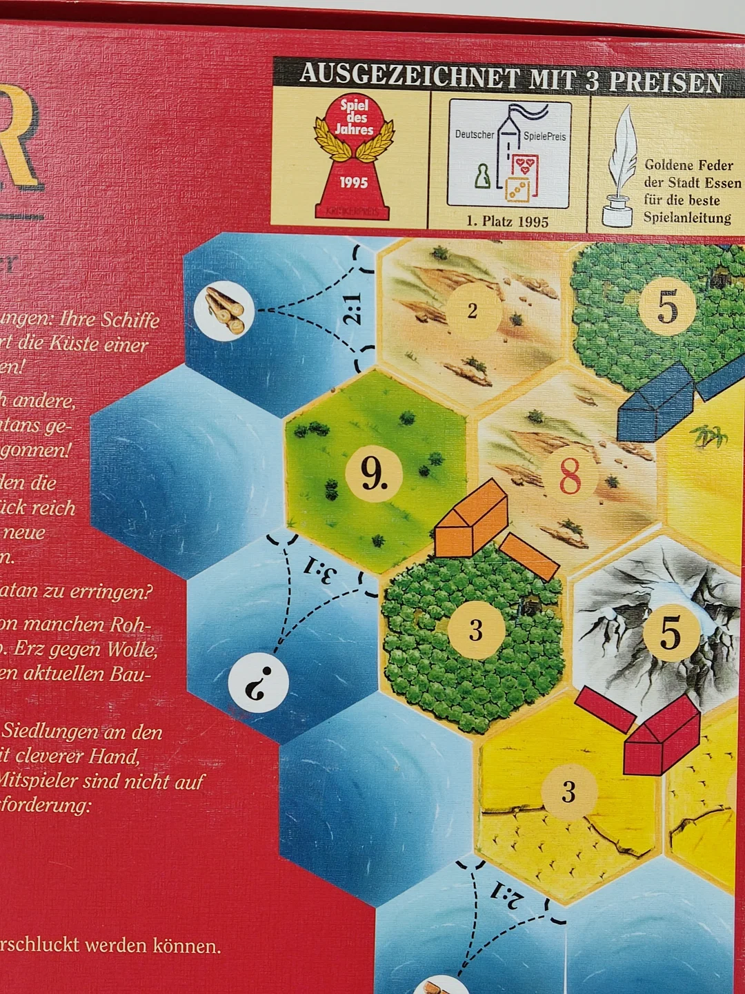 DIE SIEDLER VON CATAN (1995) - Gesellschaftsspiel - KOSMOS – Bild 5