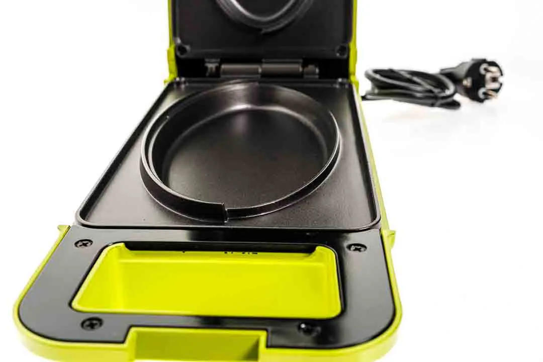 Cook it  Multifunktions-Wendegrill olivgrün 700 Watt  mit Anti-Haft Beschichtung – Bild 3
