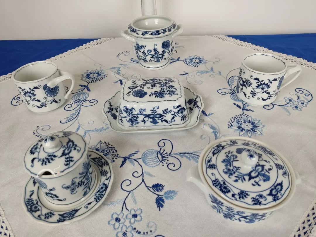 Blue Danube mit Zwiebelmuster Japan Porzellan-Set 6-tlg. | Festliche Stimmung – Bild 5
