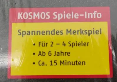 Kosmos - Der kleine Drache Kokosnuss und das Geheimnis der Mumie - Merkspiel – Bild 3