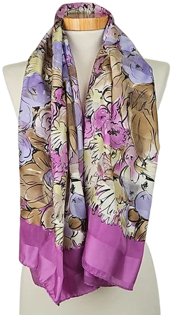 MANLIO BONETTI  Damen Halstuch - multicolor/ floral  - Bild 2