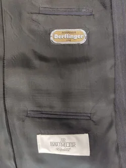 Herren Anzug Sonstige Reine Schurwolle Gestreift | Wie Neu; chemisch gereinigt - Bild 5