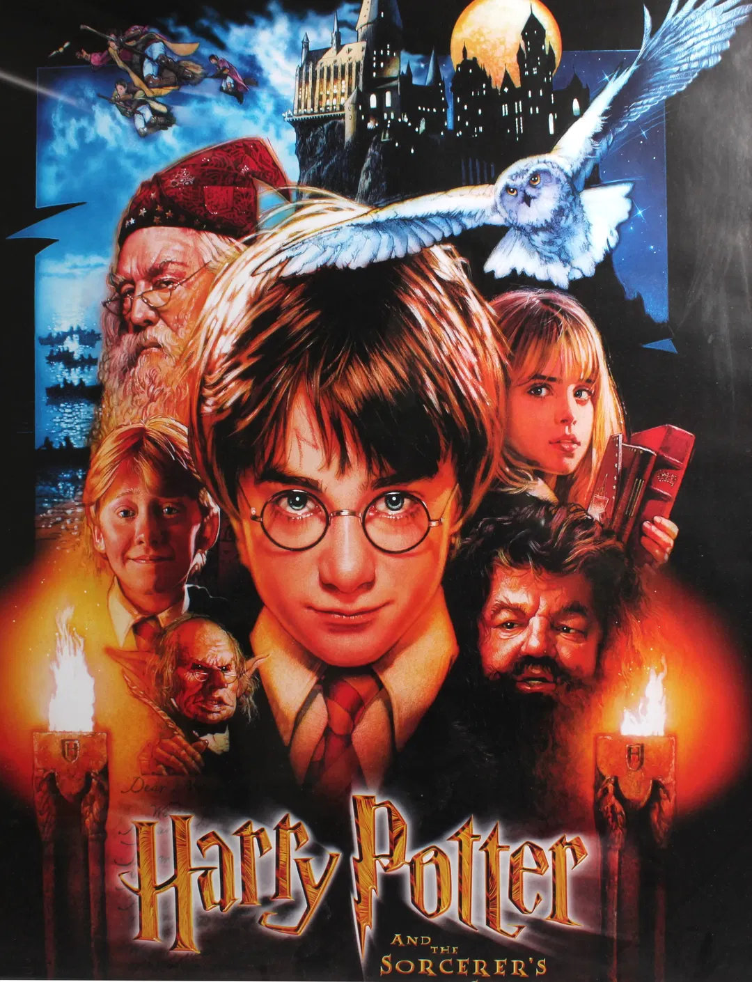 Gerahmtes Filmplakat „Harry Potter and the Sorcerer’s Stone“ (Stein der Weisen) — 95 × 64 cm (gerahmt) - Bild 4