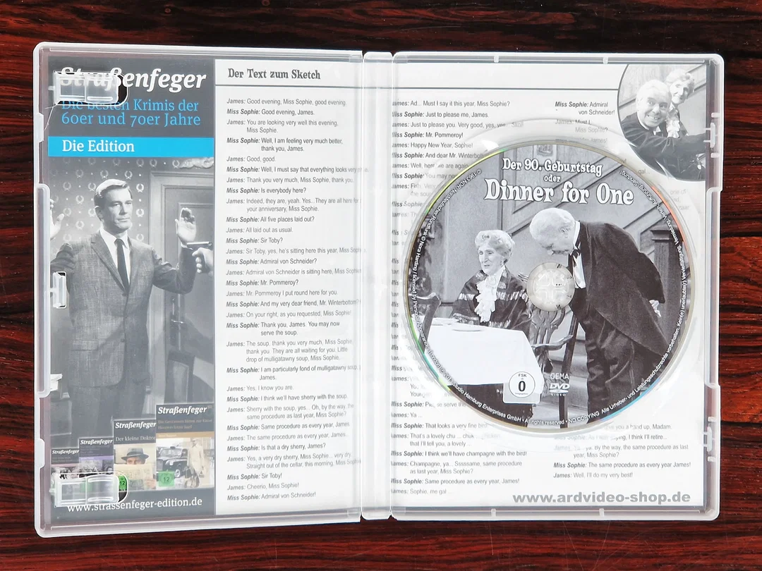 Der 90. Geburtstag oder Dinner for One - Film - DVD – Bild 3