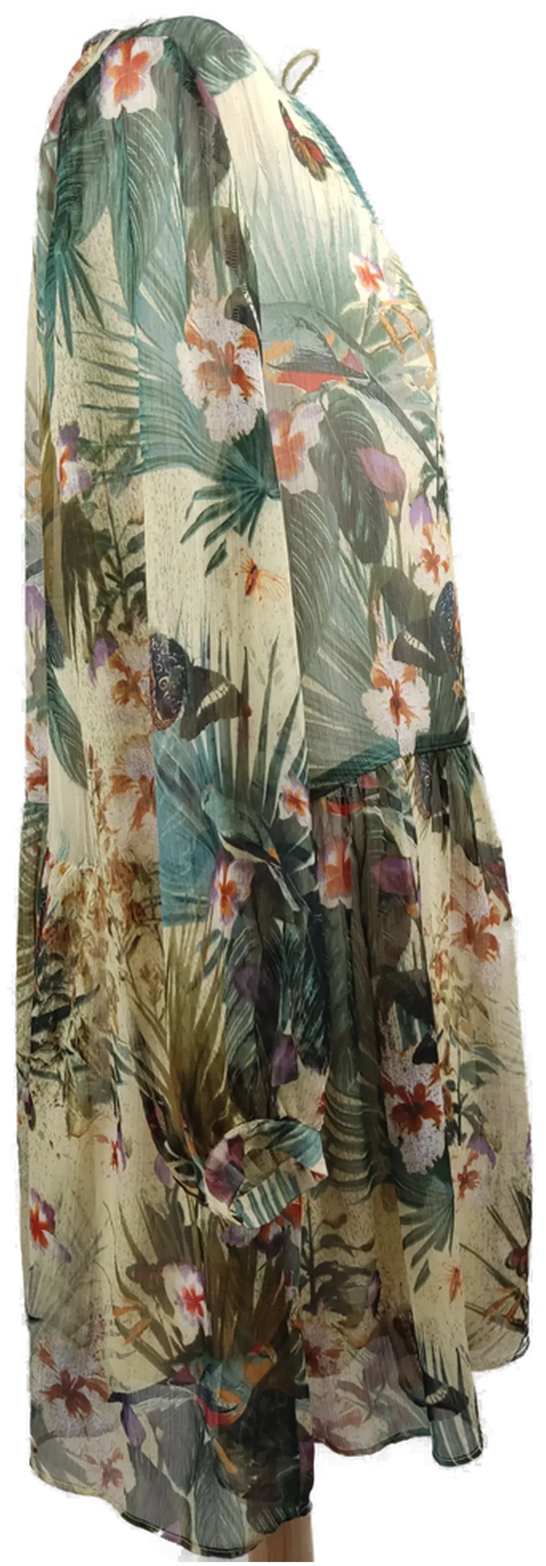 H&M Damen-Midikleid gemustert - S/36 – Bild 3