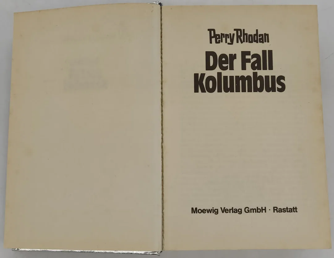 Buch Moewig Perry Rhodan "Der Fall Kolumbus" Silberband 11 mit 3D Logo von 1982 – Bild 3