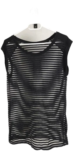 Mesh-Minikleid Maison Scotch Transparent-Streifen | Sommer-Statement - Bild 5