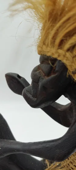 Afrikanische Holzfigur Reiter Auf Pferd | Deko - Bild 6