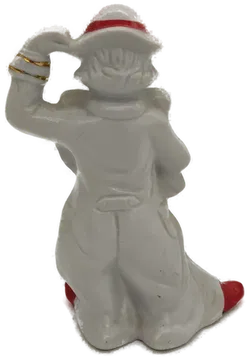 Porzellanfigur Clown von Gilde, ca. 14,5 cm, Handarbeit - Bild 2