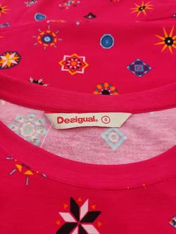 Desigual Damen Kleid rot Gr. S - Bild 2