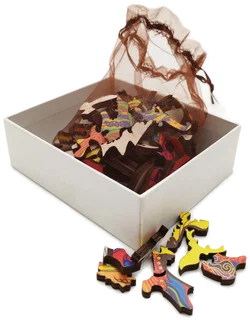 Holzpuzzle Fuchs | Farbenfroh – Vorschau 2