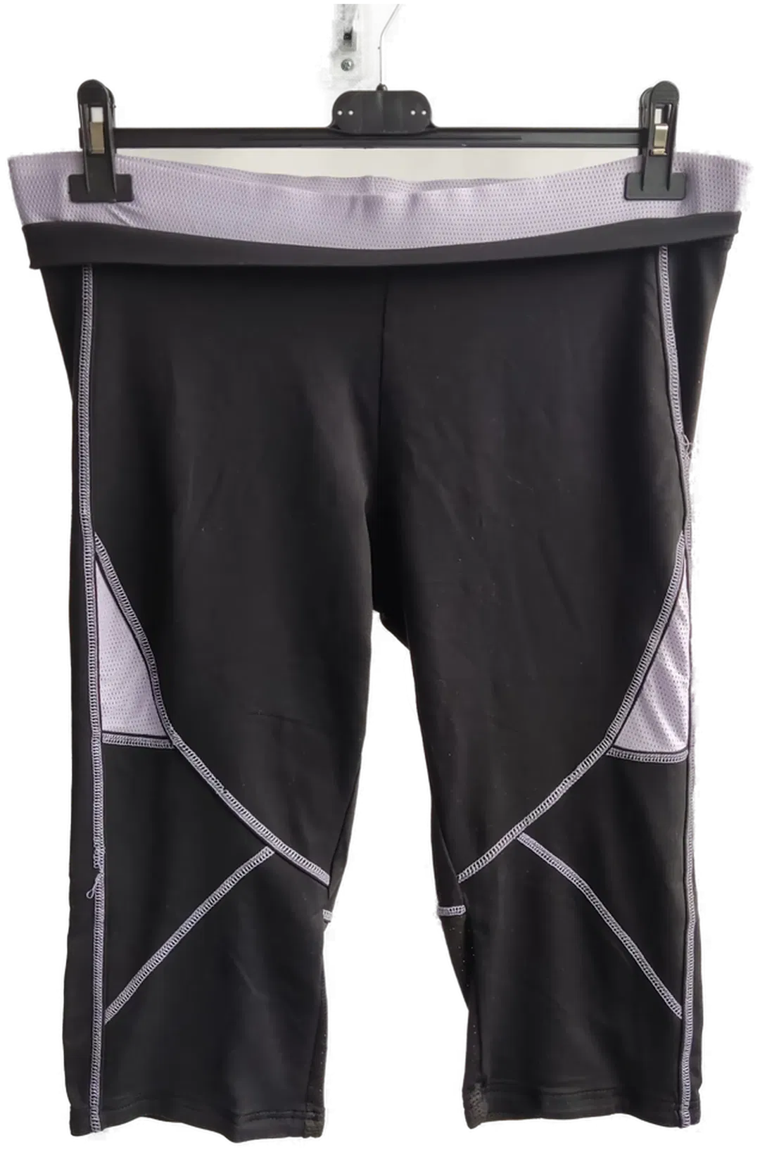 Sports Edition Damen Sporthose kurz schwarz - lila - Gr. EUR 44 - Bild 4