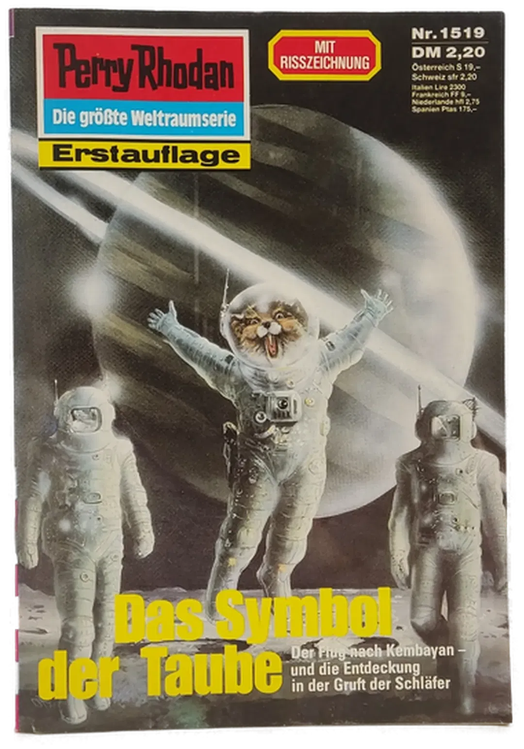 Romanheft Perry Rhodan Das Symbol der Taube Erstauflage Nr. 1519 - Bild 2