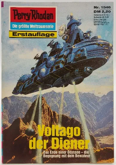 Romanheft Perry Rhodan Voltago der Diener Erstauflage Nr.1546 - Bild 1